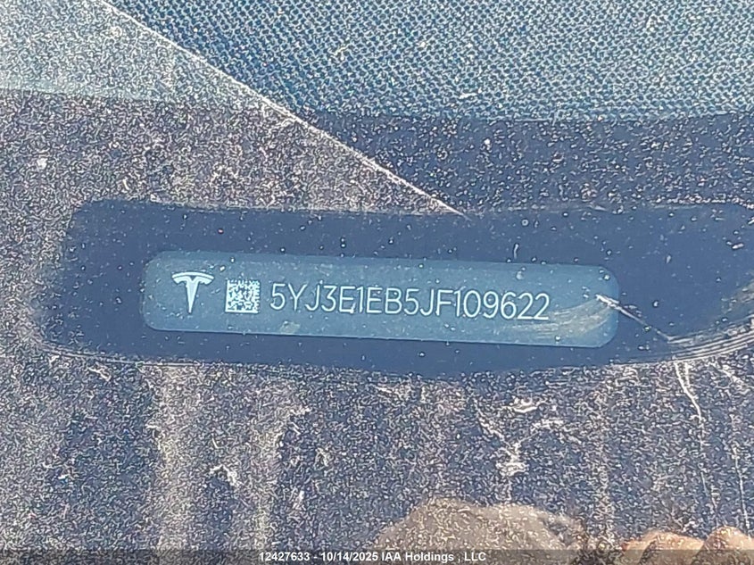 5YJ3E1EB5JF109622 2018 TESLA MODEL 3 photo no. 9