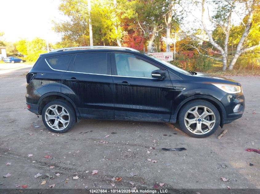 2017 Ford Escape Titanium VIN: 1FMCU9J92HUE77838 Lot: 12427684