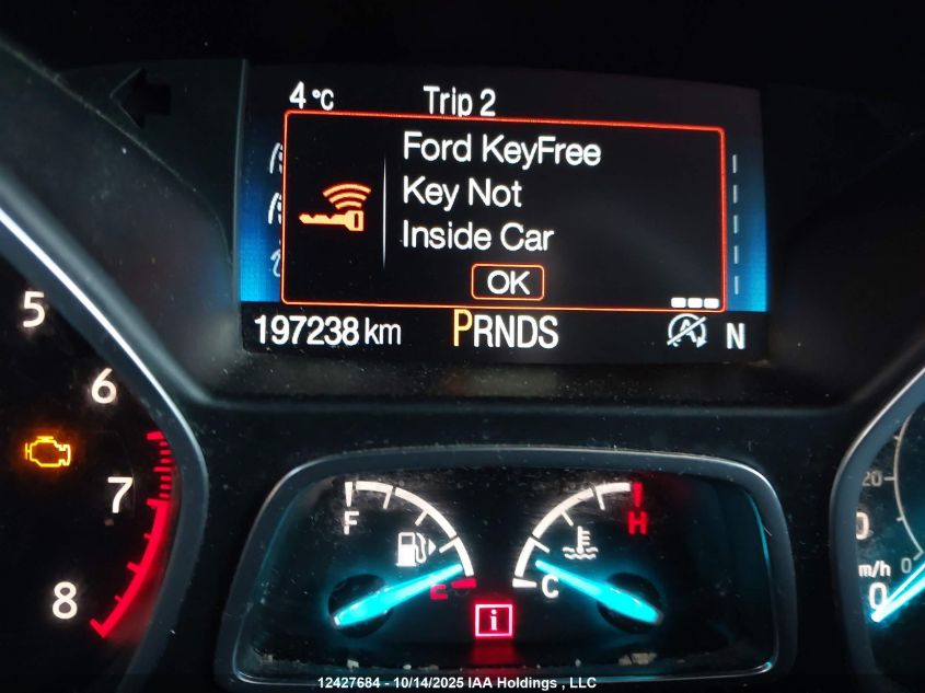 2017 Ford Escape Titanium VIN: 1FMCU9J92HUE77838 Lot: 12427684