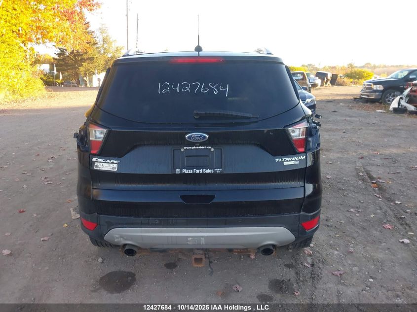 2017 Ford Escape Titanium VIN: 1FMCU9J92HUE77838 Lot: 12427684