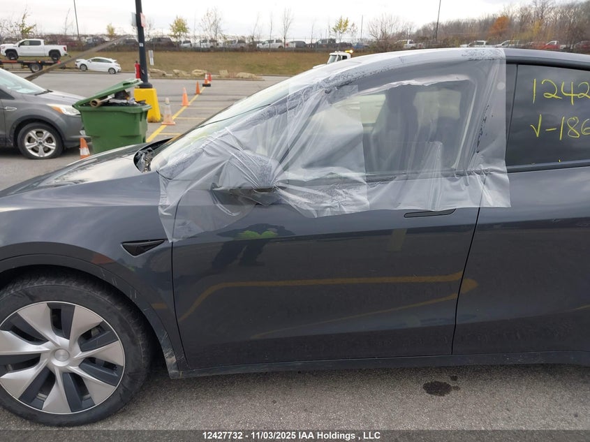 2021 Tesla Model Y VIN: 5YJYGDEE8MF186050 Lot: 12427732