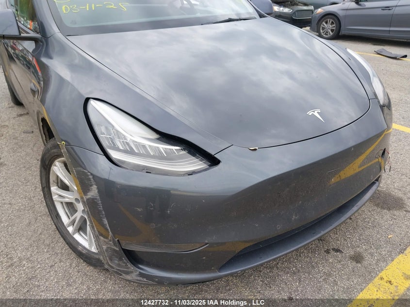 2021 Tesla Model Y VIN: 5YJYGDEE8MF186050 Lot: 12427732