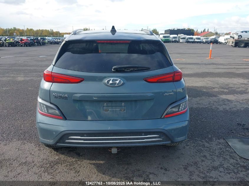 2022 Hyundai Kona Sel VIN: KM8K23AG8NU156332 Lot: 12427763