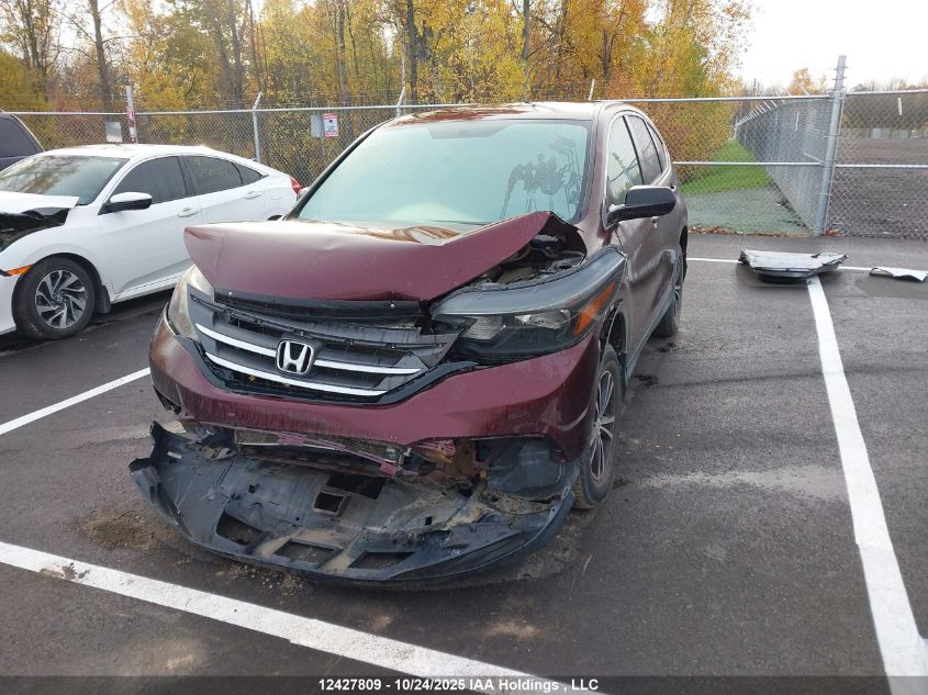 2013 Honda Cr-V Lx VIN: 2HKRM4H35DH102632 Lot: 12427809