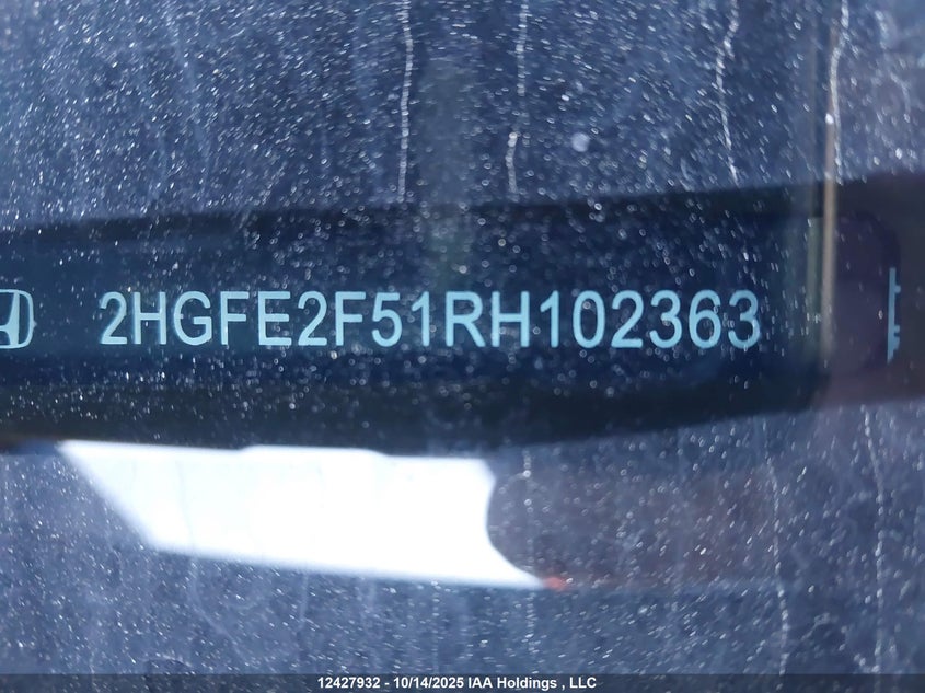 2HGFE2F51RH102363 2024 HONDA CIVIC photo no. 20