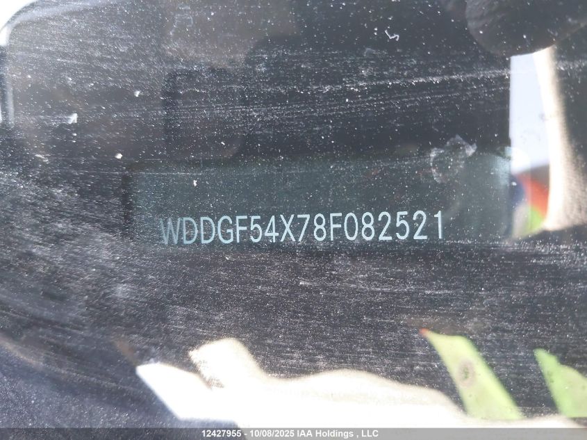 2008 Mercedes-Benz C 300 300 VIN: WDDGF54X78F082521 Lot: 12427955