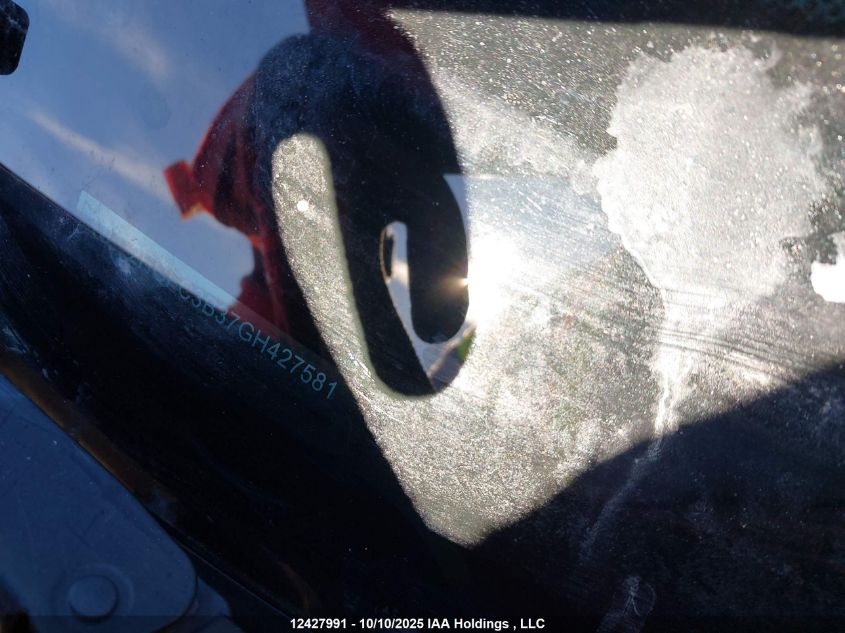 2016 Honda Civic Ex VIN: 2HGFC3B37GH427581 Lot: 12427991