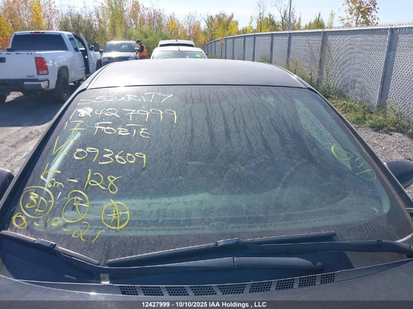 2017 Kia Forte Ex/Ex Luxury/Ex+/Lx/Lx+ VIN: 3KPFL4A70HE093609 Lot: 12427999