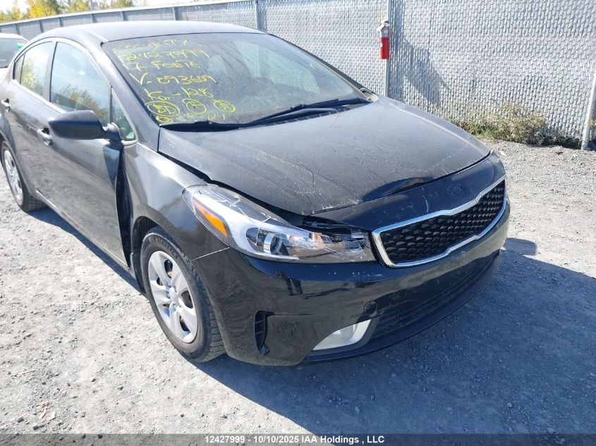 2017 Kia Forte Ex/Ex Luxury/Ex+/Lx/Lx+ VIN: 3KPFL4A70HE093609 Lot: 12427999