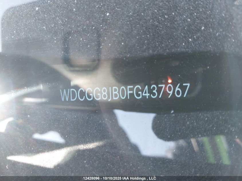 2015 Mercedes-Benz Glk 350 4Matic VIN: WDCGG8JB0FG437967 Lot: 12428096