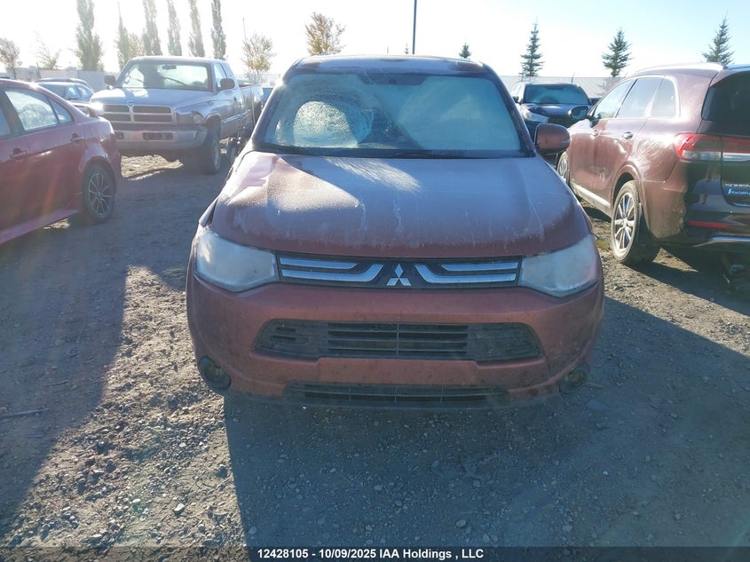 2014 Mitsubishi Outlander Se VIN: JA4JZ3AX0EZ605219 Lot: 12428105