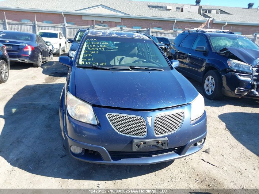 2008 Pontiac Vibe VIN: 5Y2SL65878Z420699 Lot: 12428122