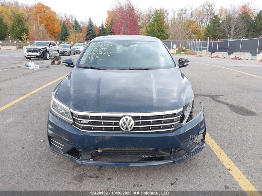 2018 Volkswagen Passat VIN: 1VWEA7A35JC046778 Lot: 12428132