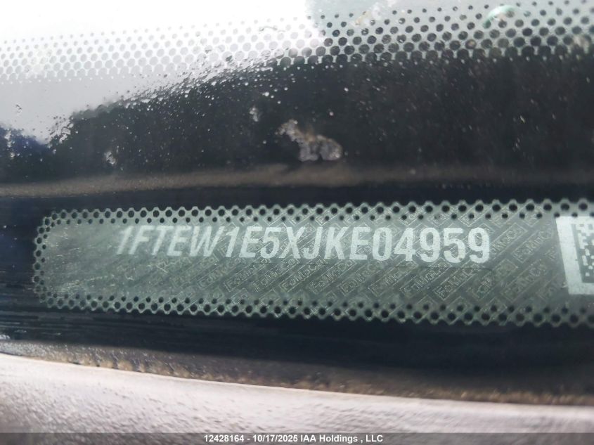 2018 Ford F-150 Xlt VIN: 1FTEW1E5XJKE04959 Lot: 12428164