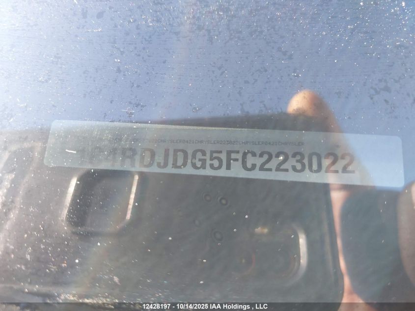 2015 Dodge Durango VIN: 1C4RDJDG5FC223022 Lot: 12428197