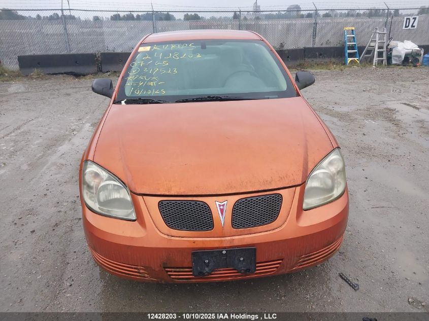 2007 Pontiac G5 VIN: 1G2AJ15F077319523 Lot: 12428203