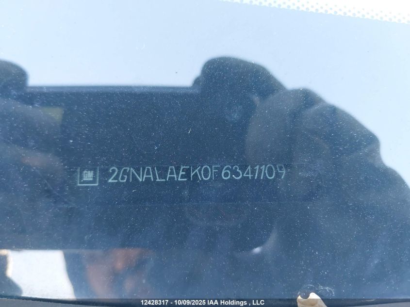 2015 Chevrolet Equinox Ls VIN: 2GNALAEK0F6341109 Lot: 12428317