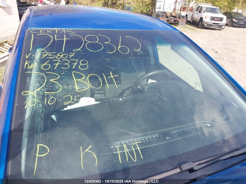 2023 Chevrolet Bolt Ev 1Lt VIN: 1G1FW6S02P4175807 Lot: 12428362