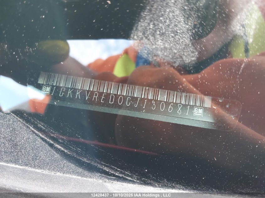 2012 GMC Acadia VIN: 1GKKVRED0CJ130681 Lot: 12428437