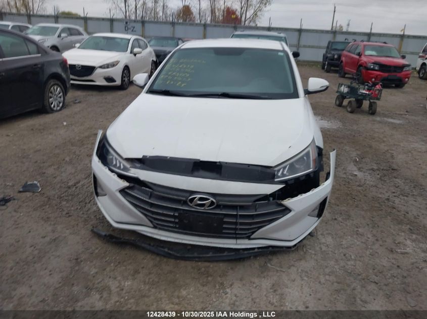 2019 Hyundai Elantra Preferred VIN: KMHD84LF3KU833669 Lot: 12428439