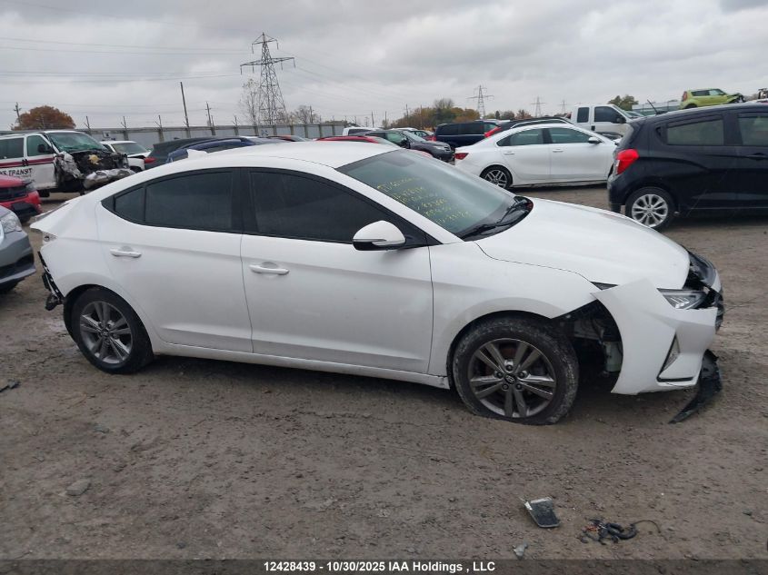 2019 Hyundai Elantra Preferred VIN: KMHD84LF3KU833669 Lot: 12428439