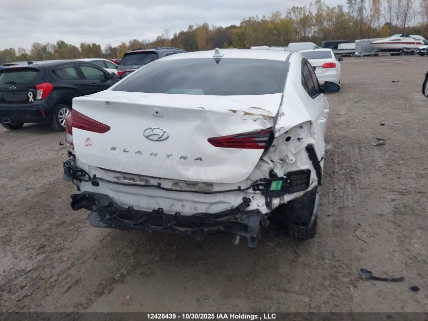 2019 Hyundai Elantra Preferred VIN: KMHD84LF3KU833669 Lot: 12428439