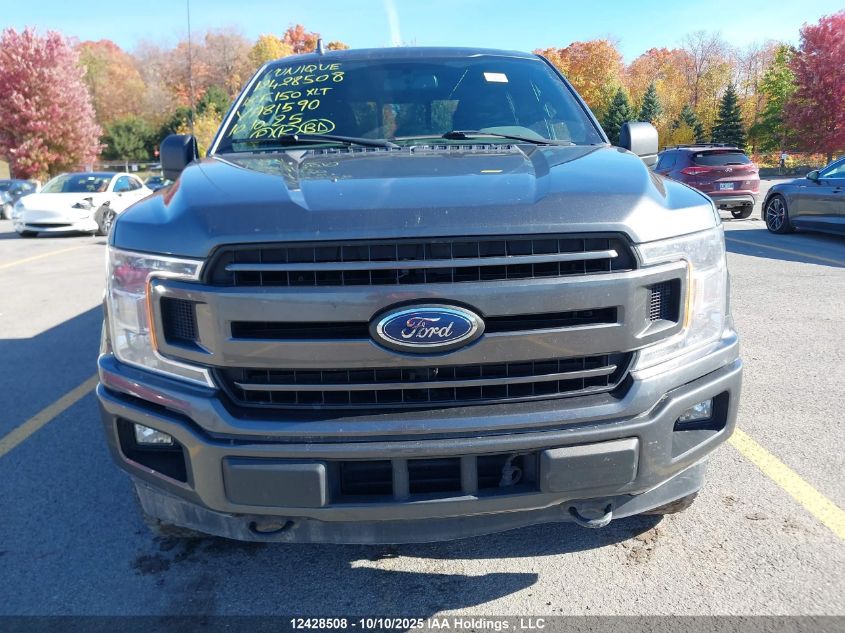2018 Ford F-150 Xlt VIN: 1FTFW1EG6JFA81590 Lot: 12428508