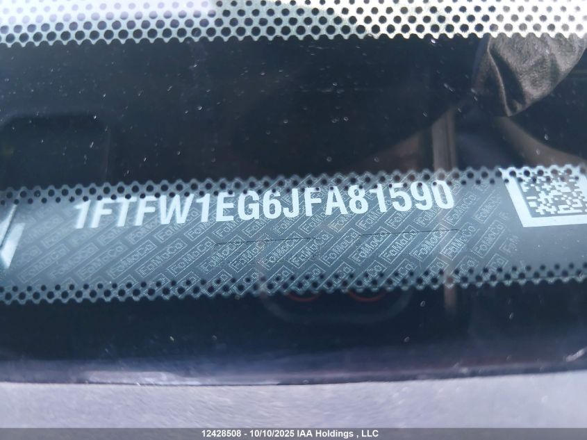 2018 Ford F-150 Xlt VIN: 1FTFW1EG6JFA81590 Lot: 12428508