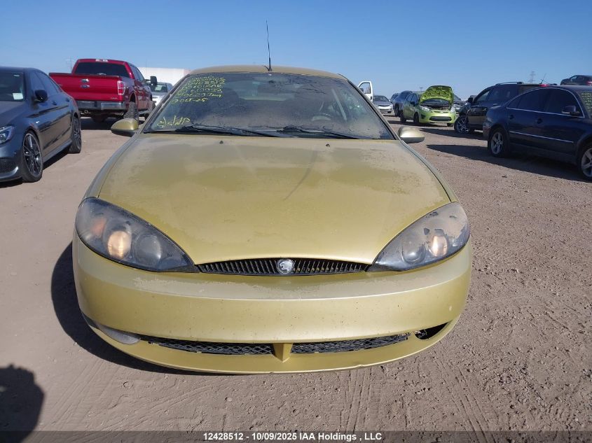 2000 Mercury Cougar V6 VIN: 1ZWFT61L4Y5619933 Lot: 12428512