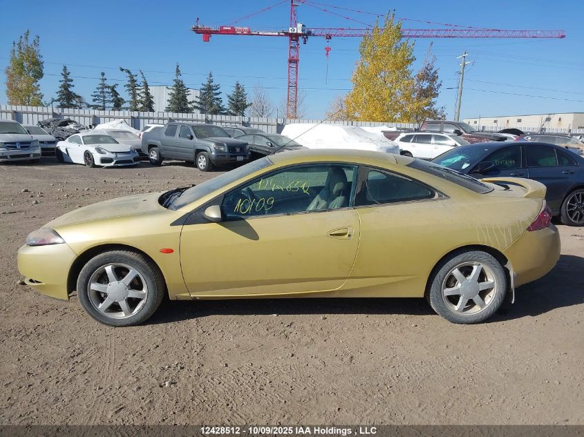 2000 Mercury Cougar V6 VIN: 1ZWFT61L4Y5619933 Lot: 12428512