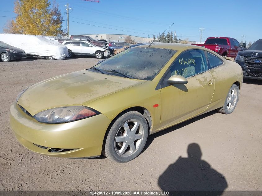 2000 Mercury Cougar V6 VIN: 1ZWFT61L4Y5619933 Lot: 12428512