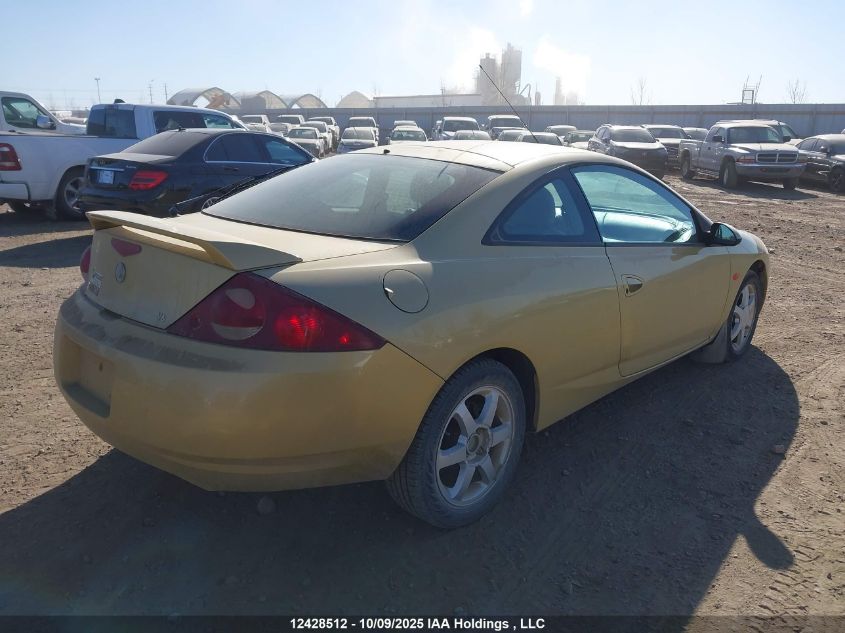 2000 Mercury Cougar V6 VIN: 1ZWFT61L4Y5619933 Lot: 12428512