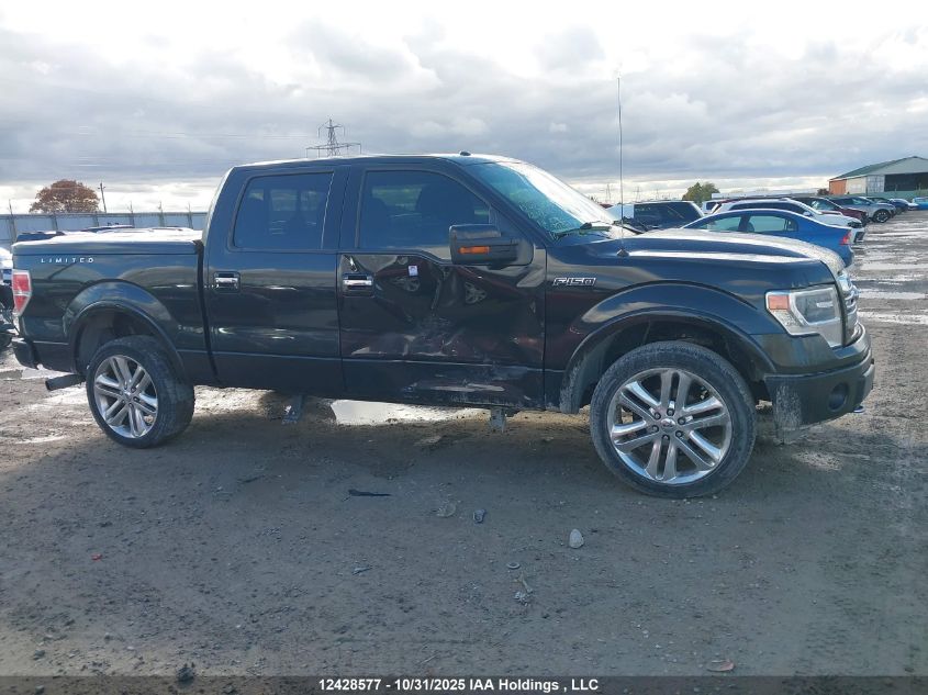2014 Ford F-150 Limited VIN: 1FTFW1E61EFB12998 Lot: 12428577