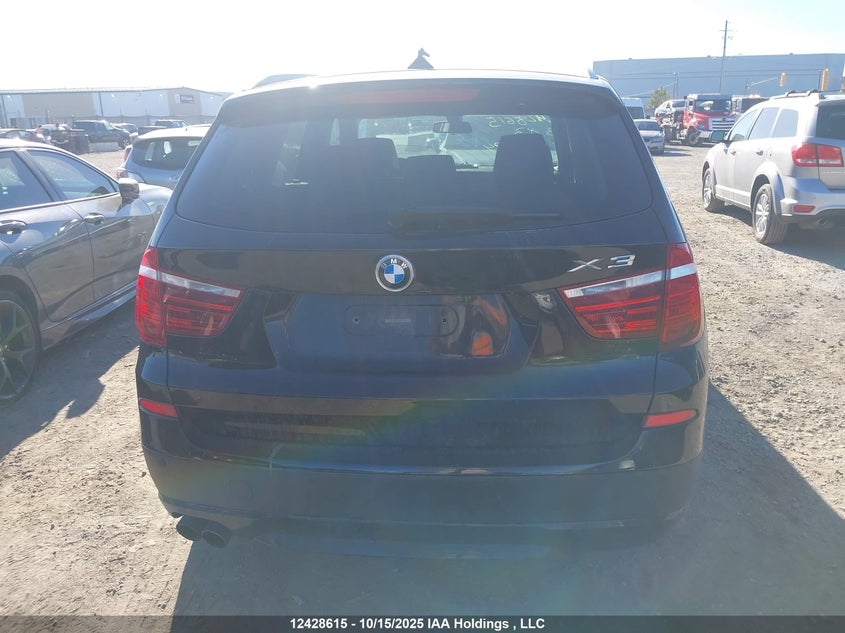 2013 BMW X3 xDrive28I VIN: 5UXWX9C53D0D02794 Lot: 12428615