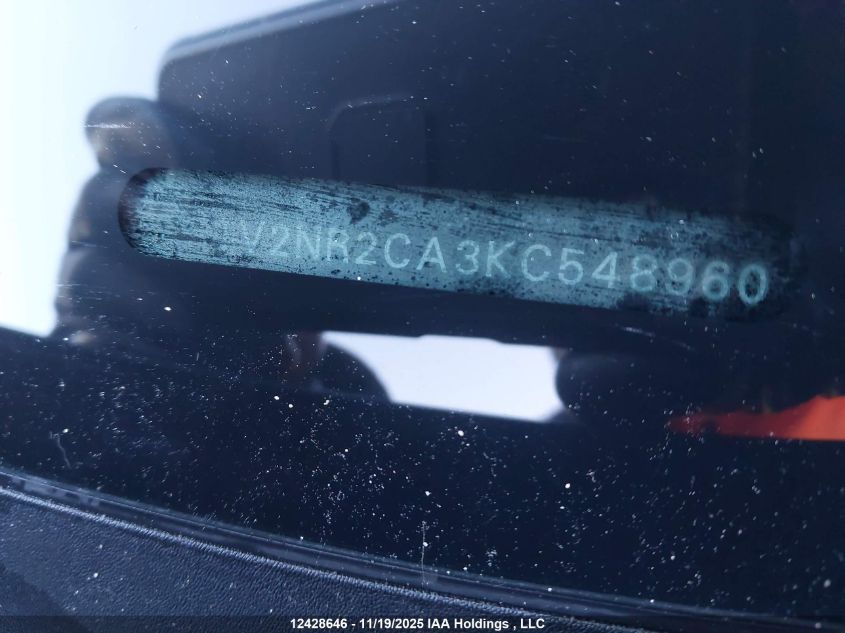 2019 Volkswagen Atlas Sel Premium VIN: 1V2NR2CA3KC548960 Lot: 12428646