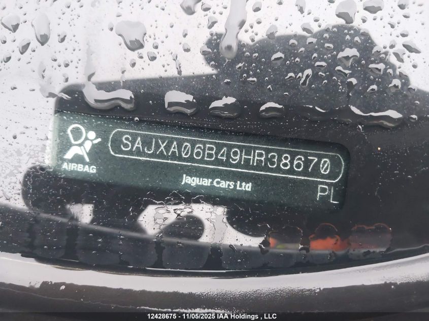 2009 Jaguar Xf VIN: SAJXA06B49HR38670 Lot: 12428675