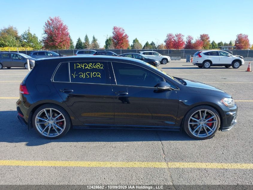 2019 Volkswagen Golf R 2.0 Tsi VIN: WVWWA7AU5KW215102 Lot: 12428682