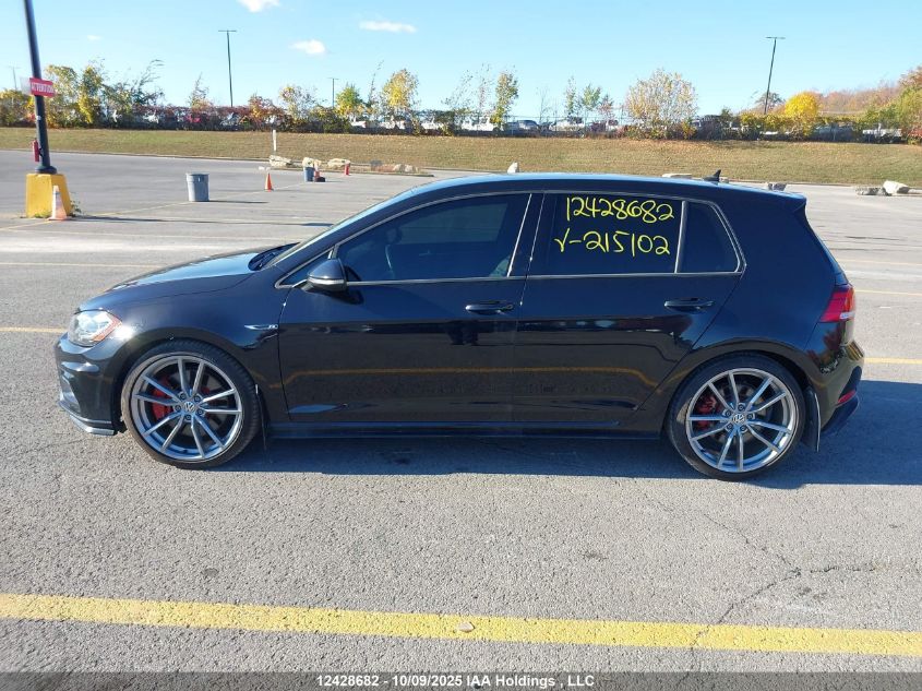 2019 Volkswagen Golf R 2.0 Tsi VIN: WVWWA7AU5KW215102 Lot: 12428682