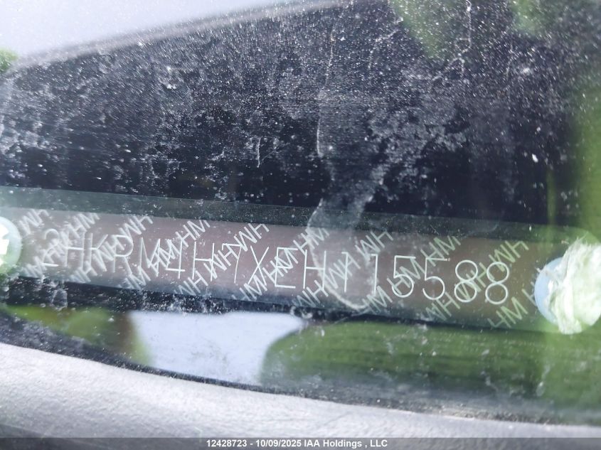 2014 Honda Cr-V Ex-L VIN: 2HKRM4H7XEH115588 Lot: 12428723