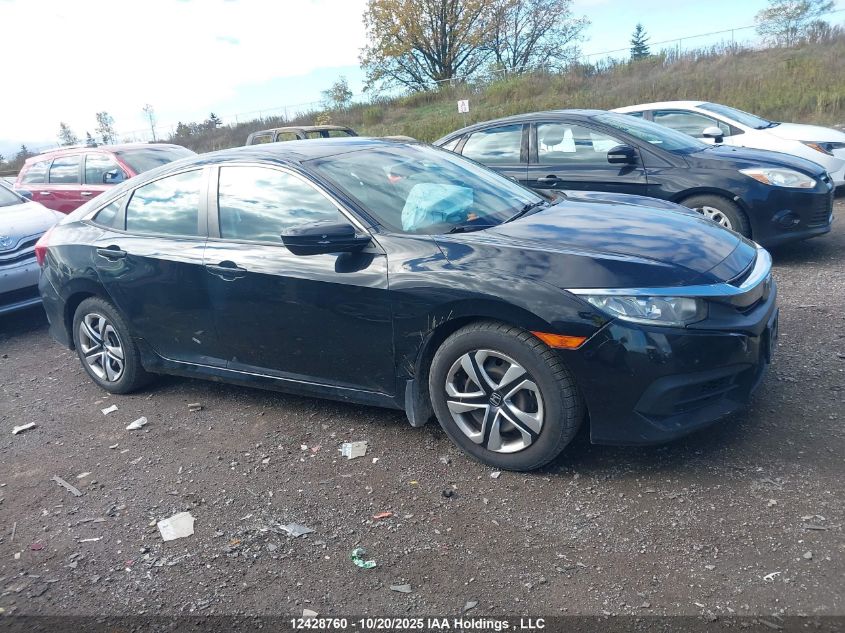 2018 Honda Civic Lx VIN: 2HGFC2F53JH019589 Lot: 12428760