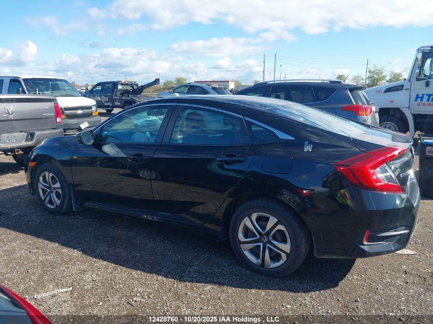 2018 Honda Civic Lx VIN: 2HGFC2F53JH019589 Lot: 12428760