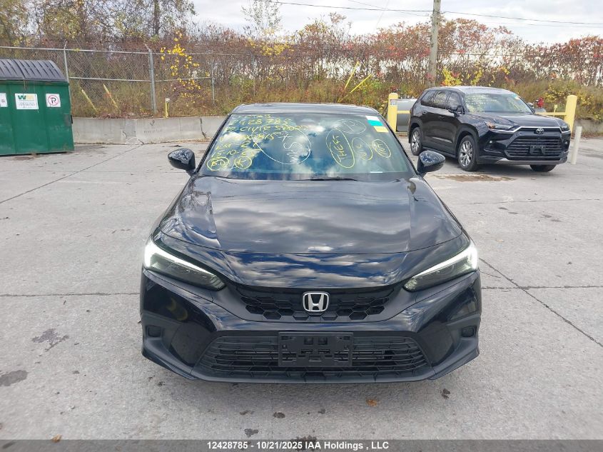 2022 Honda Civic Sport Touring VIN: 19XFL1H85NE400815 Lot: 12428785