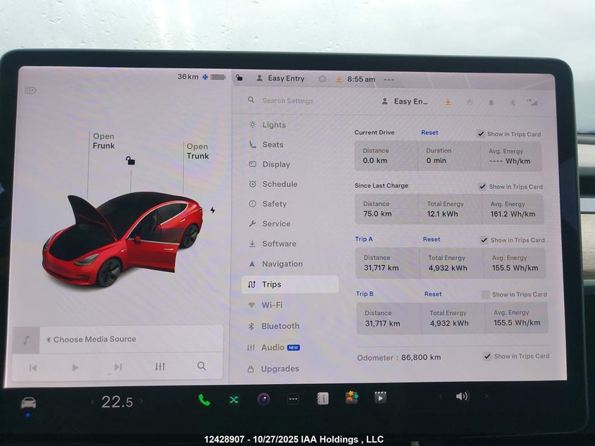 5YJ3E1EA5LF733608 2020 TESLA MODEL 3 photo no. 7