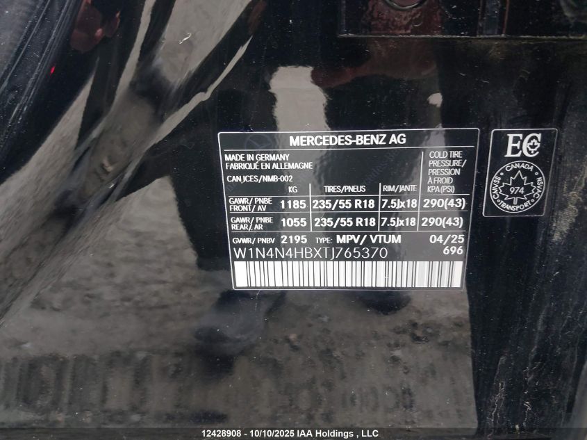 2026 Mercedes-Benz Gla 250 4Matic VIN: W1N4N4HBXTJ765370 Lot: 12428908