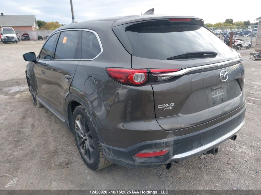 2016 Mazda Cx-9 Grand Touring VIN: JM3TCBDY2G0105754 Lot: 12428920