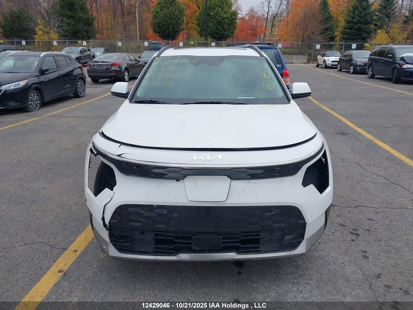 2025 Kia Niro Ev Wave/Wave W/Snow White Pearl Grey Exterior VIN: KNDCT3L18S5134755 Lot: 12429046