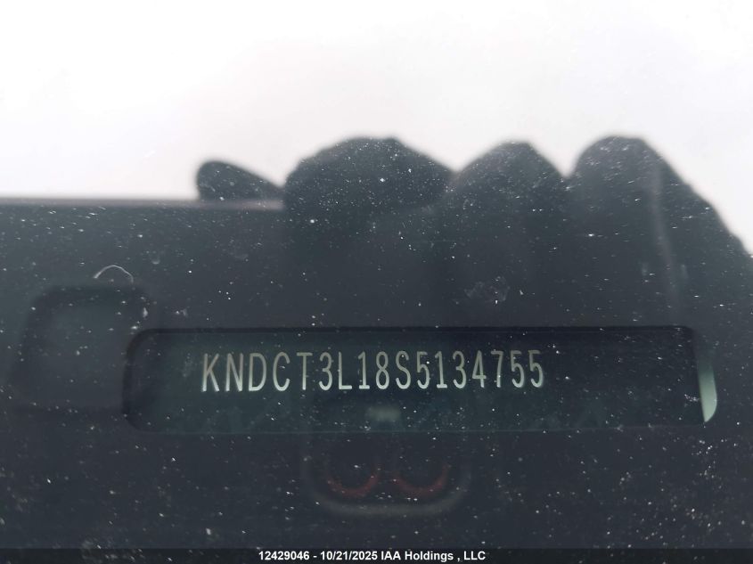 2025 Kia Niro Ev Wave/Wave W/Snow White Pearl Grey Exterior VIN: KNDCT3L18S5134755 Lot: 12429046