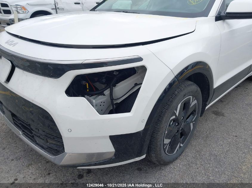 2025 Kia Niro Ev Wave/Wave W/Snow White Pearl Grey Exterior VIN: KNDCT3L18S5134755 Lot: 12429046