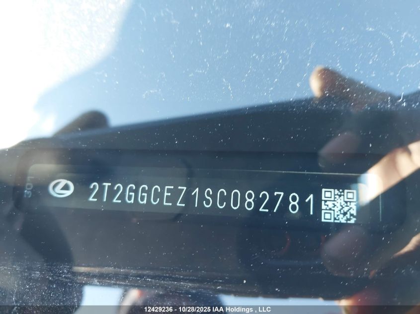 2025 Lexus Nx 350 VIN: 2T2GGCEZ1SC082781 Lot: 12429236