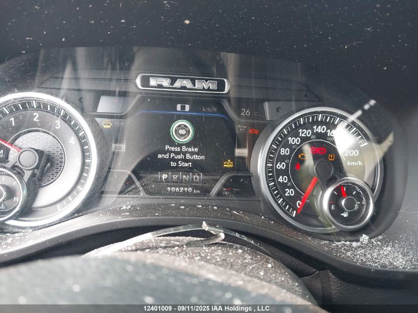 2020 Ram 1500 Rebel VIN: 1C6SRFLT0LN205050 Lot: 12401009X